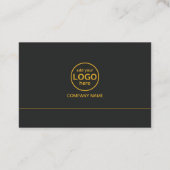 Einfache Berufliche Farbkombination Visitenkarte (Rückseite)