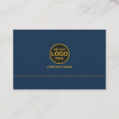 Einfache Berufliche Farbkombination Visitenkarte (Rückseite)