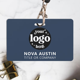 Einfache Berufliche Firmenlogo Mitarbeiter-ID Ausweis