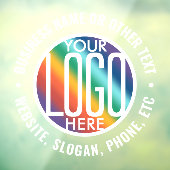 Einfache Berufliche Firmenlogos Fensteraufkleber (Blatt 3)