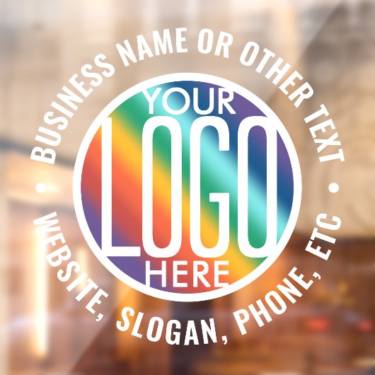 Einfache Berufliche Firmenlogos Fensteraufkleber (Blatt 2)