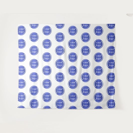 Einfache Berufliche Firmenlogos Wandteppich (Vorderseite (Horizontal))