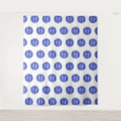 Einfache Berufliche Firmenlogos Wandteppich (Vorderseite)