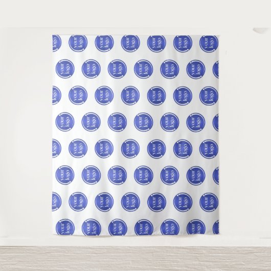 Einfache Berufliche Firmenlogos Wandteppich (Vorderseite)