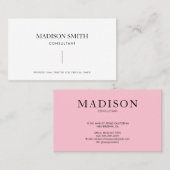 Einfache Berufliche Frauenfreundlichkeit Visitenkarte (Vorne/Hinten)