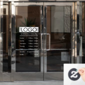 Einfache Berufliche Geschäftslogos zu den Öffnungs Fensteraufkleber (Büro Tür)