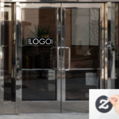 Einfache Berufliche Geschäftslogos zu den Öffnungs Fensteraufkleber (Büro Tür)