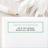 Einfache Berufliche Grenzmarken für Grünstreifen (Insitu)