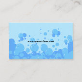 Einfache Berufliche Hausreinigung Visitenkarten Visitenkarte (Rückseite)