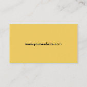 Einfache Berufliche Hausreinigung Visitenkarten Visitenkarte (Rückseite)