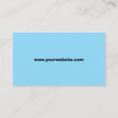 Einfache Berufliche Hausreinigung Visitenkarten Visitenkarte (Rückseite)