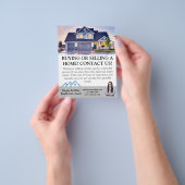 Einfache Berufliche Immobilien-Veräußerung Flyer (Gruppe)