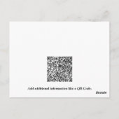 Einfache Berufliche Immobilien-Veräußerung Postkarte (Rückseite)