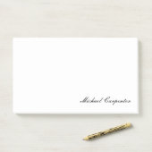 Einfache Berufliche Kalligrafie Post-it Klebezettel (Auf Schreibtisch)