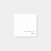 Einfache Berufliche Kalligrafie Post-it Klebezettel (Vorderseite)