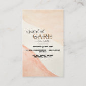 Einfache, Berufliche, lebenswichtige Ölversorgung Visitenkarte (Rückseite)