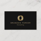 Einfache Berufliche Logo-Unternehmer Visitenkarte (Vorderseite)