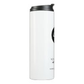 Einfache Berufliche Logofirma Thermosbecher (Nach links gedreht)