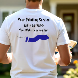 Einfache berufliche Maler-Arbeits-T-Shirts T-Shirt