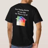 Einfache Berufliche Malerarbeiten T-Shirt (Rückseite)