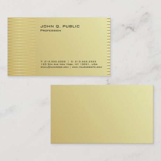 Einfache berufliche moderne visitenkarte (Vorne/Hinten)