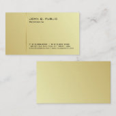 Einfache berufliche moderne visitenkarte (Vorne/Hinten)