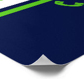 Einfache Berufliche, moderne Werbung für Real Anwe Poster (Ecke)