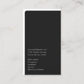 Einfache berufliche QR-Codevernetzung Visitenkarte (Rückseite)