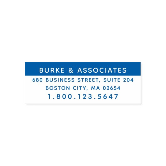 Einfache Berufliche Rücksendeadresse Handy Selbsti Permastempel (Design)