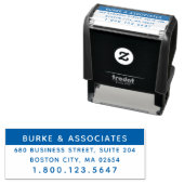 Einfache Berufliche Rücksendeadresse Handy Selbsti Permastempel (Beispiel)