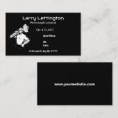 Einfache Berufliche Schlosserbetriebskarten Visitenkarte (Vorne/Hinten)