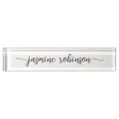 Einfache Berufliche Signatur Namensplakette (Vorderseite)