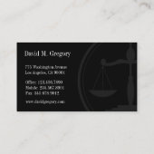 Einfache berufliche visitenkarte (Rückseite)