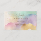 Einfache berufliche Visitenkarte (Rückseite)