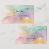 Einfache berufliche Visitenkarte (Vorne/Hinten)