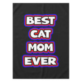 Einfache Best Cat-Mama je Typografie Tischdecke (Vorderseite)