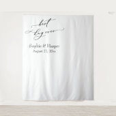 Einfache Best Day-Background für Links Fotos Wandteppich (Vorderseite)