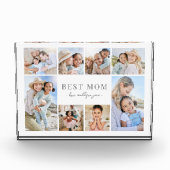 Einfache Best Mama Collage Fotoblock (Vorderseite)