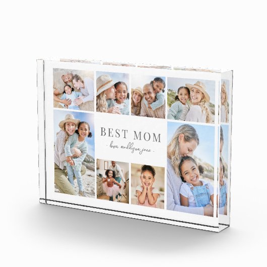 Einfache Best Mama Collage Fotoblock (Rechts)