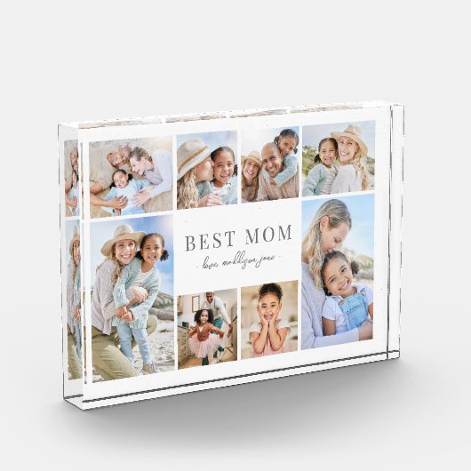 Einfache Best Mama Collage Fotoblock (Links)