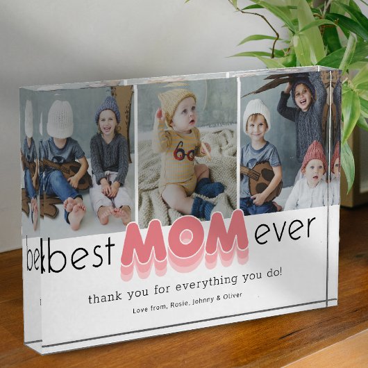 Einfache Best Mama für alle Zeiten Fotoblock