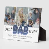 Einfache Best Vater je Foto Fotoplatte (Seite)