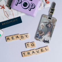 Einfache Best Vater-je-Foto-Gepäckmarke