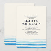 Einfache Bestätigung| Junge Einladung (Vorne/Hinten)