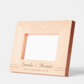 Einfache beste Großmutter, die jemals einen gravie Geätzte Rahmen (Links)