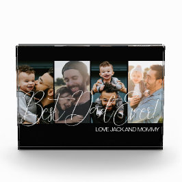 Einfache Beste Vater je FotoCollage Fotoblock