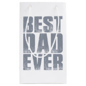 Einfache Beste Vater je Vater | Geschenktasche Kleine Geschenktüte (Rückseite)