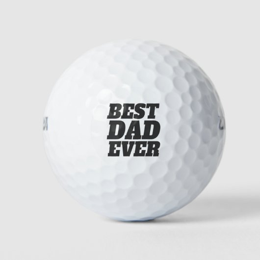 Einfache Beste Vater je Vater | Golfplätze Golfball (Vorderseite)