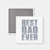 Einfache Beste Vater je Vater | Magnet (Vorderseite/Rückseite)