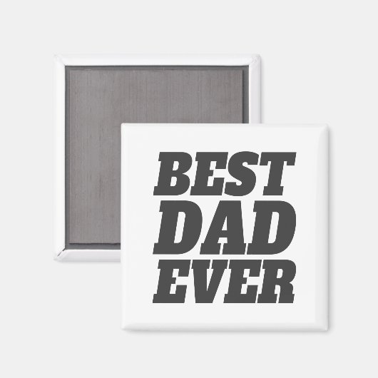 Einfache Beste Vater je Vater | Magnet (Vorderseite/Rückseite)